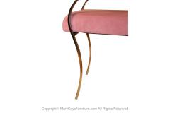  Carsons Vintage Carson s Art Deco Hollywood Regency Brass Arm Cantilever Chair - 2980131