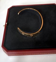  Cartier 18 K Yellow Gold Love Bracelet Open Cuff Size 19 by Cartier - 4702506