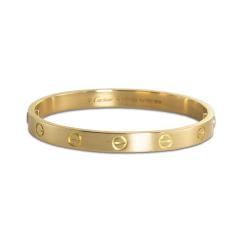  Cartier 18K Yellow Gold Cartier Love Bracelet - 4527145