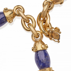  Cartier Aldo Cipullo for Cartier 18K Gold and Sodalite Rounds Necklace - 3967970