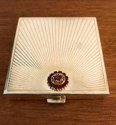  Cartier Art Deco Sterling Silver Compact Case by Cartier - 294811