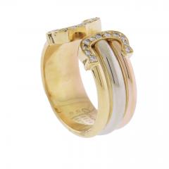  Cartier C De Cartier Tri Color Ring - 3897920