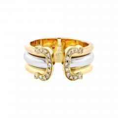  Cartier C De Cartier Tri Color Ring - 3900682