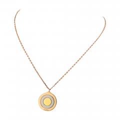  Cartier CARTIER 18K TRI COLOR BULLSEYE TRICOLOR NECKLACE - 3254693