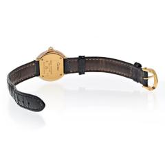  Cartier CARTIER 18K TRINITY ALL DIAMOND 26MM ROUND DIAL LEATHER STRAP LADIES WATCH - 2444499