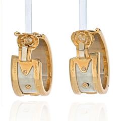  Cartier CARTIER 18K TWO TONE WALKING ELEPHANT EARRINGS - 2029489