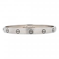 Cartier 'Love' White Gold Bracelet – CIRCA