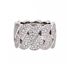  Cartier CARTIER 18K WHITE GOLD LA DONA DIAMOND EU 51 RING - 2261051
