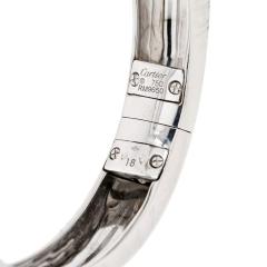  Cartier CARTIER 18K WHITE GOLD PANTHERE CUFF BANGLE BRACELET - 2259510