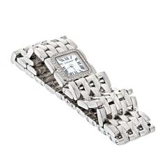  Cartier CARTIER 18K WHITE GOLD SWISS MADE PANTHERE RUBAN QUARTZ LADIES WATCH - 2648239