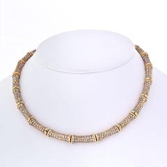  Cartier CARTIER 18K YELLOW GOLD 22 CARAT DIAMOND BAMBOO COLLAR NECKLACE - 1902568