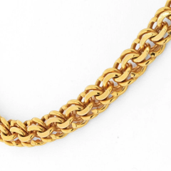  Cartier CARTIER 18K YELLOW GOLD BYZANTINE 16 INCHES CHAIN NECKLACE - 3019844