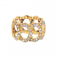  Cartier CARTIER 18K YELLOW GOLD DIAMOND C DE CARTIER EU 55 RING - 3494439