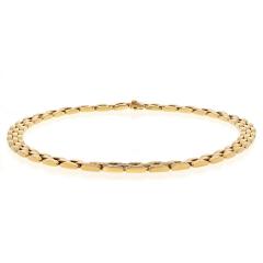  Cartier CARTIER 18K YELLOW GOLD DIAMOND MAILLON PANTHERE TRIPLE ROW NECKLACE - 2569886