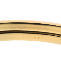  Cartier CARTIER 18K YELLOW GOLD DOUBLE HEAD HEMATITE CUFF BRACELET - 3651140