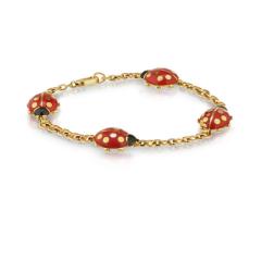  Cartier CARTIER 18K YELLOW GOLD LADYBUG CHAIN BRACELET - 1705051