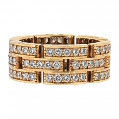  Cartier CARTIER 18K YELLOW GOLD MAILLON PANTHERE DIAMOND RING - 3423451