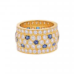  Cartier CARTIER 18K YELLOW GOLD NIGERIA DIAMOND SAPPHIRE RING - 1942256