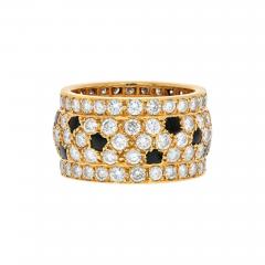  Cartier CARTIER 18K YELLOW GOLD NIGERIA ONYX AND WHITE DIAMONDS RING - 2271238