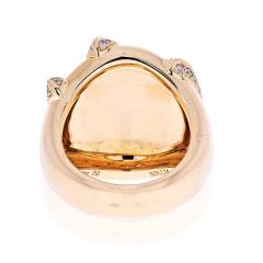  Cartier CARTIER 18K YELLOW GOLD PANTHERE CLAW DIAMOND RING - 1902603