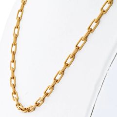  Cartier CARTIER 18K YELLOW GOLD SANTOS LINK WITH CARTIER CERTIFICATE NECKLACE - 2858272