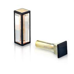  Cartier CARTIER ART DECO 18K YELLOW GOLD LIPSTICK GOLD BLACK ENAMEL JEWELRY - 1786124