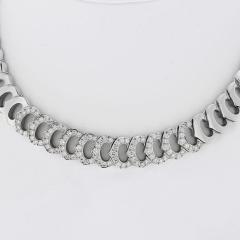  Cartier CARTIER C DE CARTIER 18K WHITE GOLD DIAMOND COLLAR 5 00CTS NECKLACE - 1694172