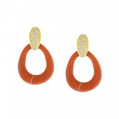  Cartier CARTIER INTERCHANGEABLE DIAMOND DOOR KNOCKER EARRINGS - 3436136