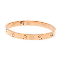  Cartier CARTIER LOVE 18K ROSE GOLD LOVE SIZE 18 BRACELET - 3078158