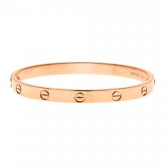 Cartier CARTIER LOVE 18K ROSE GOLD LOVE SIZE 18 BRACELET - 3081596