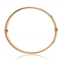  Cartier CARTIER LOVE 18K ROSE GOLD SIZE 20 BANGLE BRACELET - 3605017