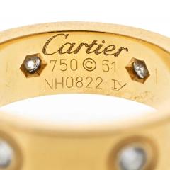  Cartier CARTIER LOVE 18K YELLOW GOLD 6 DIAMOND LOVE RING - 2902663