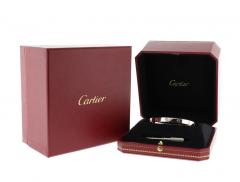  Cartier CARTIER LOVE BRACELET 18 KARAT WHITE GOLD SIZE 18 - 3133125