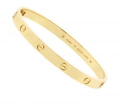  Cartier CARTIER LOVE BRACELET 18KT YELLOW GOLD SIZE 20 - 3284651