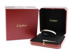  Cartier CARTIER LOVE BRACELET WITH 10 DIAMONDS SIZE 17 - 3136649