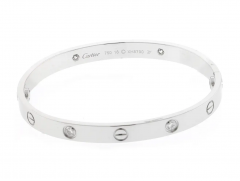  Cartier CARTIER LOVE WHITE GOLD 4 DIAMOND BRACELET - 2623334