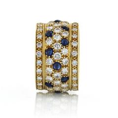  Cartier CARTIER NIGERIA 18K YELLOW GOLD SAPPHIRE AND DIAMOND RING - 1694239