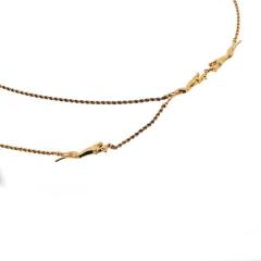  Cartier CARTIER PANTHERE 18K YELLOW GOLD 6 MOTIF LONG ROPE STRAND NECKLACE - 1694368