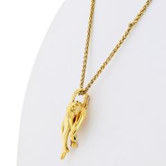  Cartier CARTIER PANTHERE 18K YELLOW GOLD SIGNATURE CHAIN PENDANT - 1704889