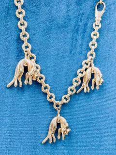  Cartier CARTIER PANTHERE CHARM 18K YELLOW GOLD CONVERTABLE NECKLACE - 1694377