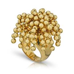  Cartier CARTIER PARIS NOUVELLE VAGUE 18K YELLOW GOLD BEAD RING - 1705095