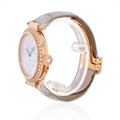  Cartier CARTIER PASHA 18K ROSE GOLD LADIES DIAMOND ROUND WHITE DIAL 42MM LADIES WATCH - 2302469