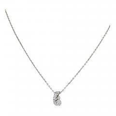  Cartier CARTIER PLATINUM 0 80CTTW ROUND DIAMOND SOLITAIRE NECKLACE - 3281090