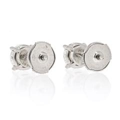  Cartier CARTIER PLATINUM 1 94CTS ROUND DIAMOND EARRINGS - 2444513