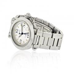  Cartier CARTIER STAINLESS STEEL PASHA 35MM WHITE DIAL ROUND WATCH - 2483870