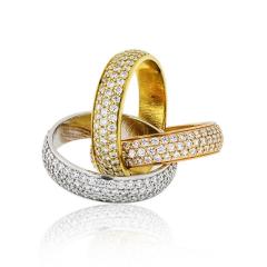  Cartier CARTIER TRINITY 4 64CTS ALL DIAMOND RING - 1694216