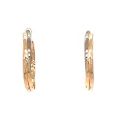  Cartier CARTIER TRINITY HOOP EARRINGS - 1694438