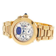  Cartier CARTIER VINTAGE PASHA 18K YELLOW GOLD 38MM PERPETUAL CALENDAR AUTOMATIC WATCH - 2869552