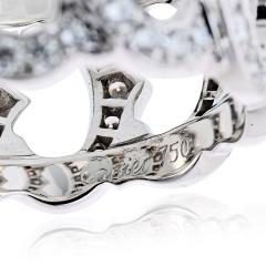  Cartier Cartier 18K White Gold Diamond C Ring - 4612316