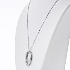  Cartier Cartier 18K White Gold Diamond Etincelle Pendant - 4323122